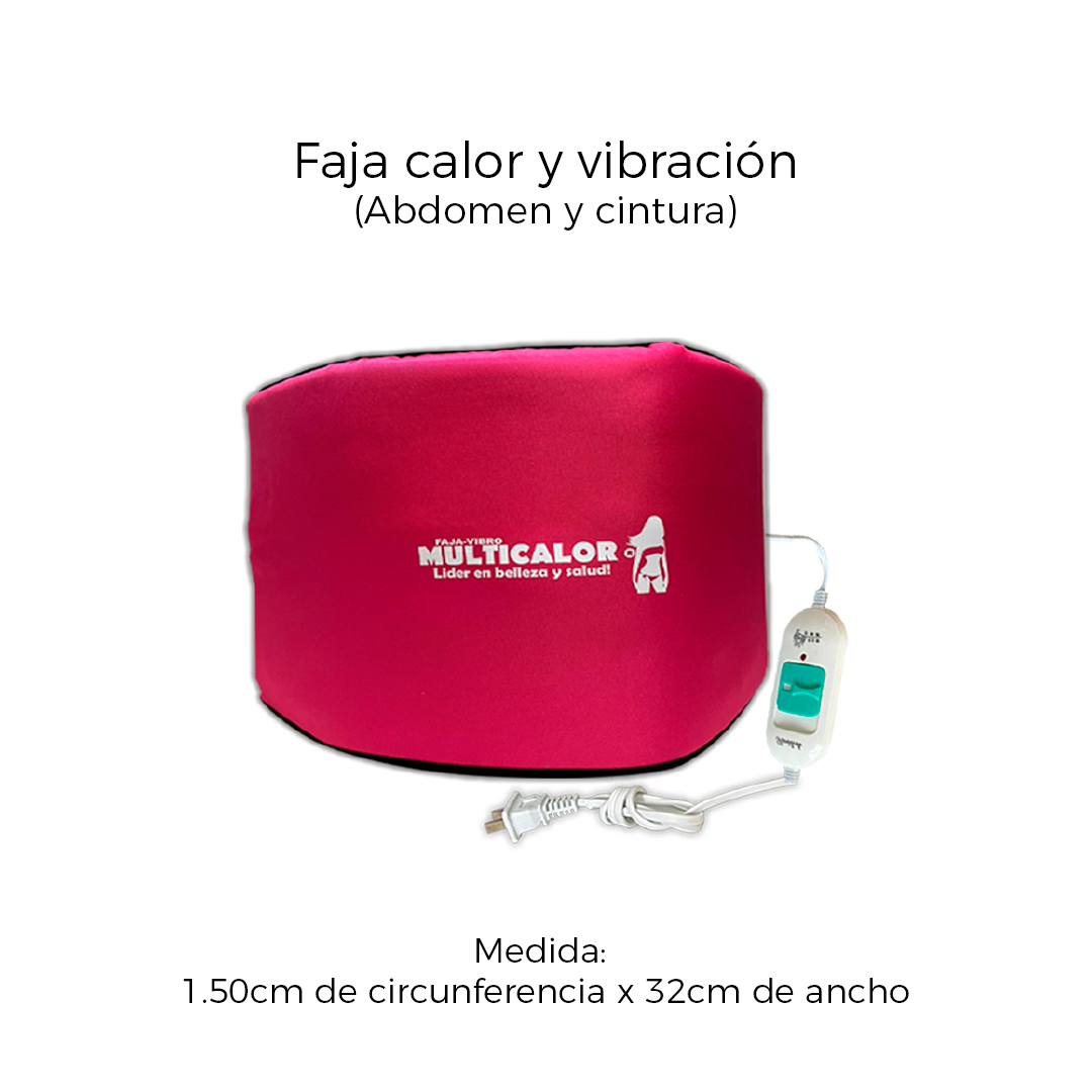 Faja vibrotherm (Calor y Vibración)